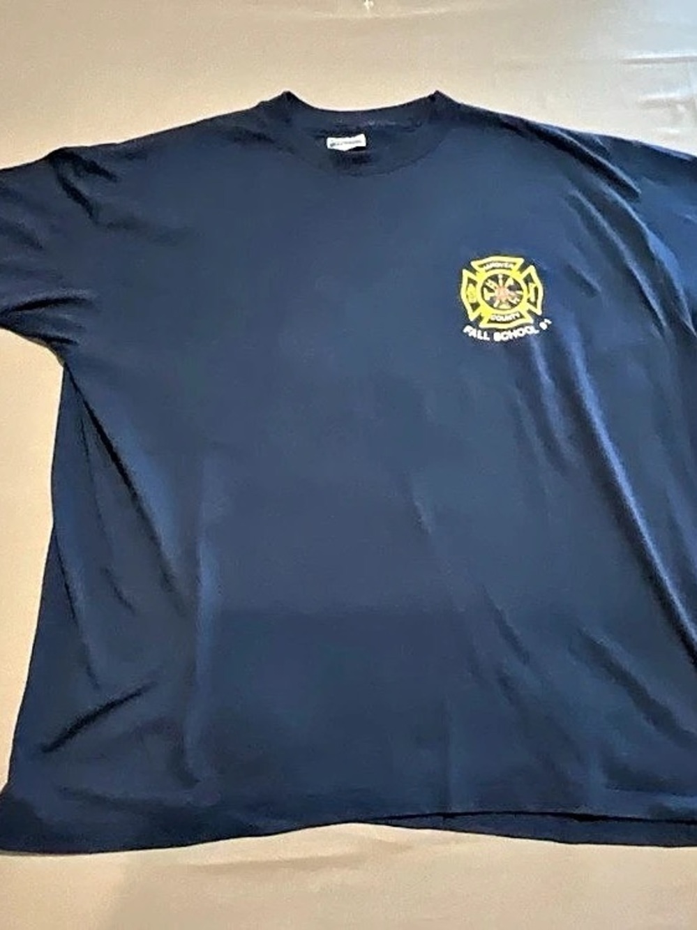 Vintage Hanover County Firefighter T-Shirts Made In The USA Single Stitch